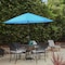 Pure Garden 9-Foot Outdoor Patio Umbrella, Blue 50-101-B - alternate 1